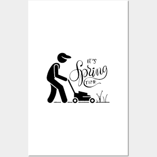 Cool Mower Spring Theme Posters and Art